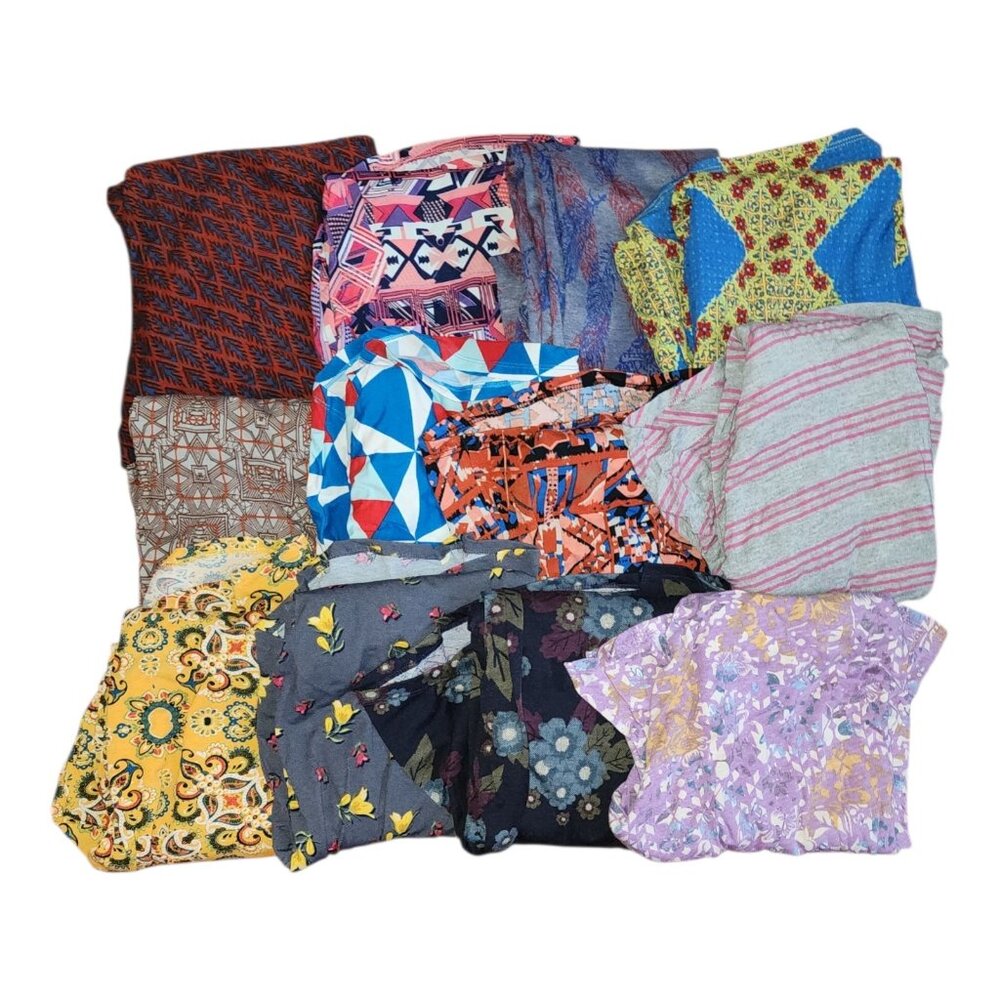 Lularoe Lot of 12 Tops Dresses Womens XXS Irma Julia Classic Colorful‎ Comfort
